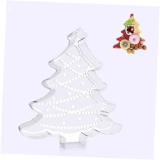 11" Charcuterie Boards, Acrylic Reusable 11" x 9.2" x 1.6" Christmas Tree