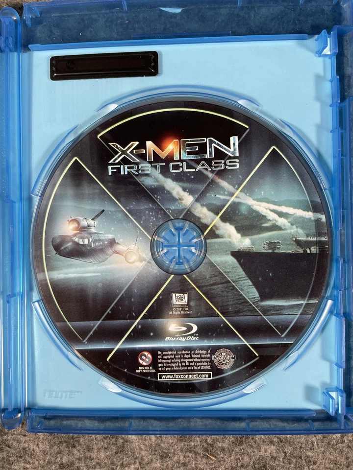 X-Men First Class Blu-ray Disc 2011 Marvel Superhero Action Movie PG-13 Sci-Fi - Image 3 of 4