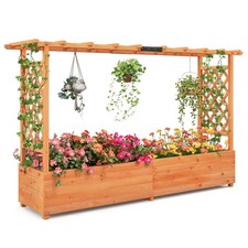 Raised Garden Bed Fir Wood