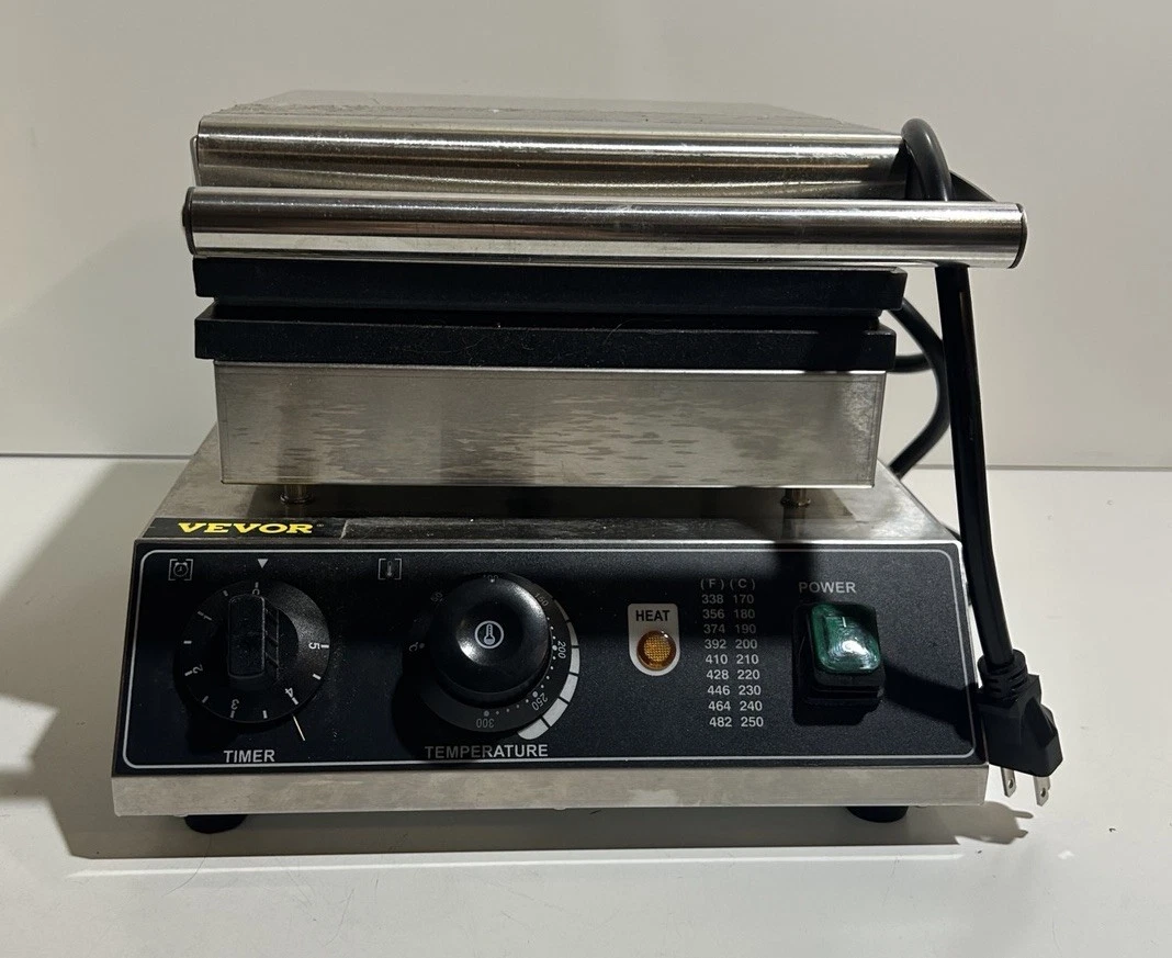 VEVOR Stainless Steel Square Waffle Maker Machine Silver
Opens in a new window or tab