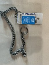New Sprenger Choke Collar German Heavy Chrome Plated Steel 3.0mm 22  long