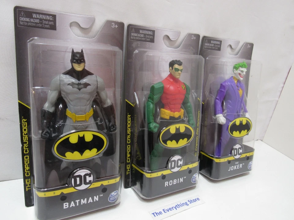 SPIN MASTER DC CREATURE CHAOS BATMAN ROBIN THE JOKER 3 CONJUNTO DE BONECOS NOVO FRETE GRÁTIS - Imagem 2 de 3