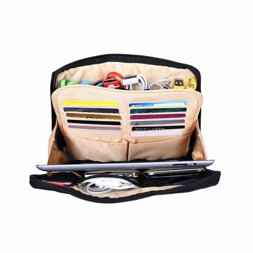 Portable Universal Gadget Organiser Bag iPad Mini Cables Charger Accessory Case - Picture 16 of 20