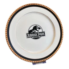 Jurassic Park Movie Limited Edition Dinner Plate Dish Prop Replica Figure Stand