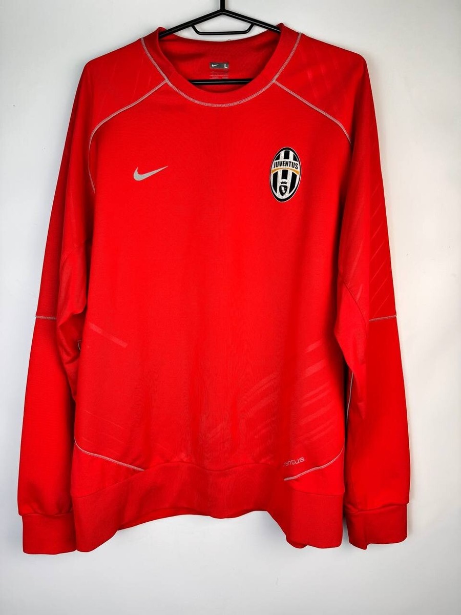【希少】Juventus Nike 赤　ユニフォーム Lサイズ Juventus 2007 2008 NIKE Training Red Shirt Men's Size L