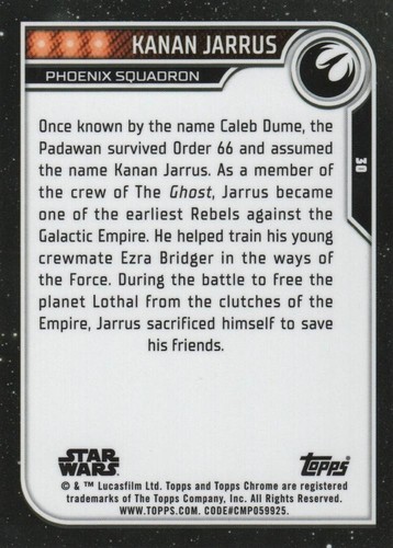 2023 Topps Chrome Star Wars Base, Black Wave, Monikers, Manga, and ROJ You Pick - Picture 59 of 283