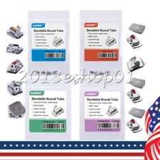 AZDENT Dental Non-Convertible Bondable Buccal Tube 1st/2nd Molar Roth/MBT018/022