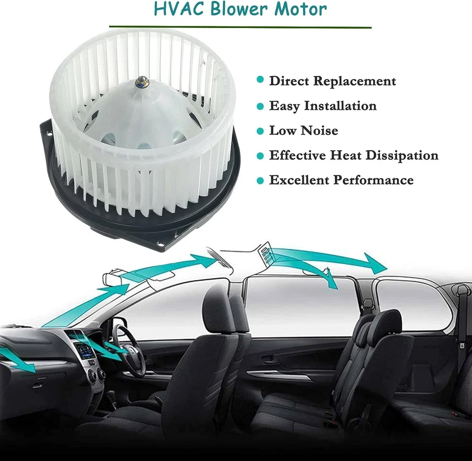 700193 HVAC Heater Blower Motor Fan For Infiniti G35 QX60 Nissan Altima Maxima Foto 4 de 4