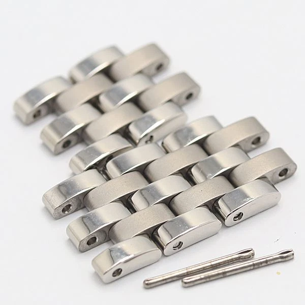 Bracelet ceinture montre femme Gucci authentique 5 maillons pour pièces couleur argent 14 mm