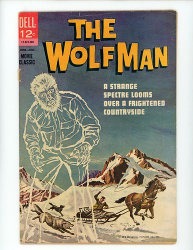 Wolfman Movie Classics #308 1963 Dell Comics sehr guter Erstdruck Monster Comic