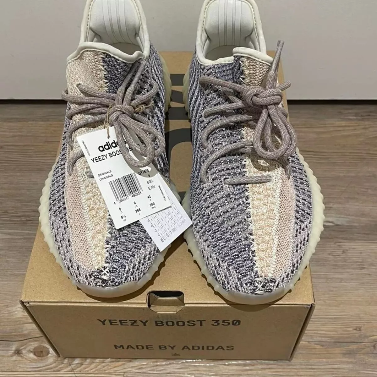 Adidas Yeezy Boost V2 Ash Pearl Size UK 8 US 8.5 42 | eBay