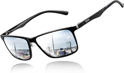 Gafas De Sol De Moda Montura Cuadrada Lentes para Hombres de conduccion deporte
