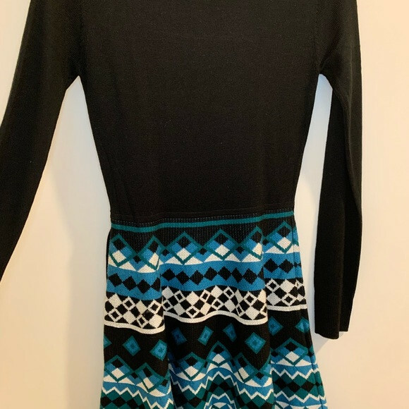 eliza j fit and flare sweater dress OOTD 1.7.20: Green Sweater Dress