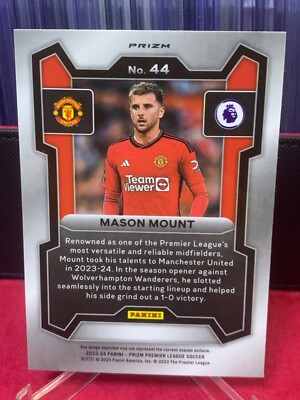 2023-24 Prizm Mason Mount Black White Checkerboard SP Manchester
