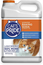 Lightweight Clumping Litter: Baking Soda - Powerful Odor Control - Scented, 10 P