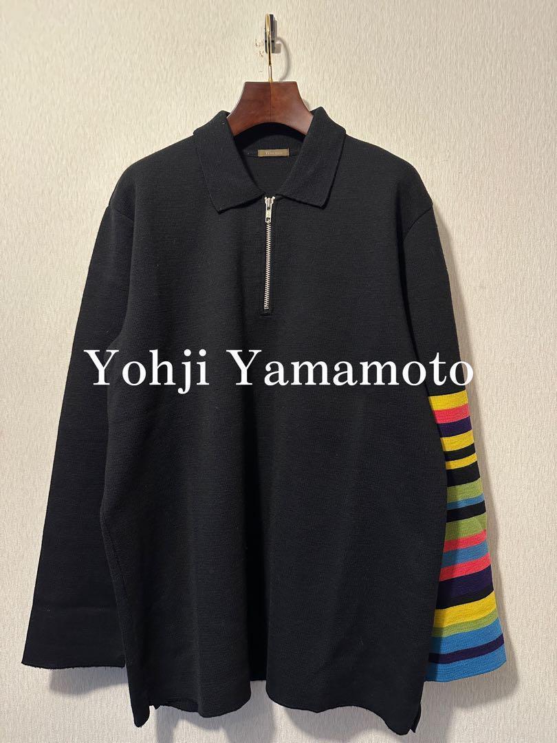 Yohji Yamamoto 90s Half Zip Border Knit | eBay Yohji Yamamoto 90s Half Zip Border Knit | eBay