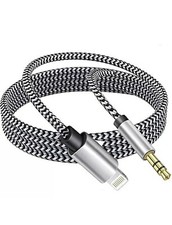 Apple MFi Certified iPhone Data Cable to 3.5mm Headphone Adapter / iPad