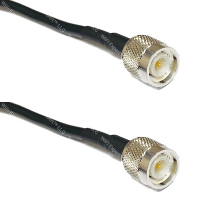LMR195 TNC MALE to TNC MALE Coaxial RF Cable USA-Ship Lot