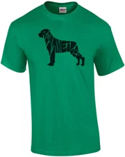 Rottweiler Text In Shape T-Shirt