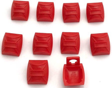 Lego 10 New Red Minifigure Backpacks Thin Parachute Containers Parts