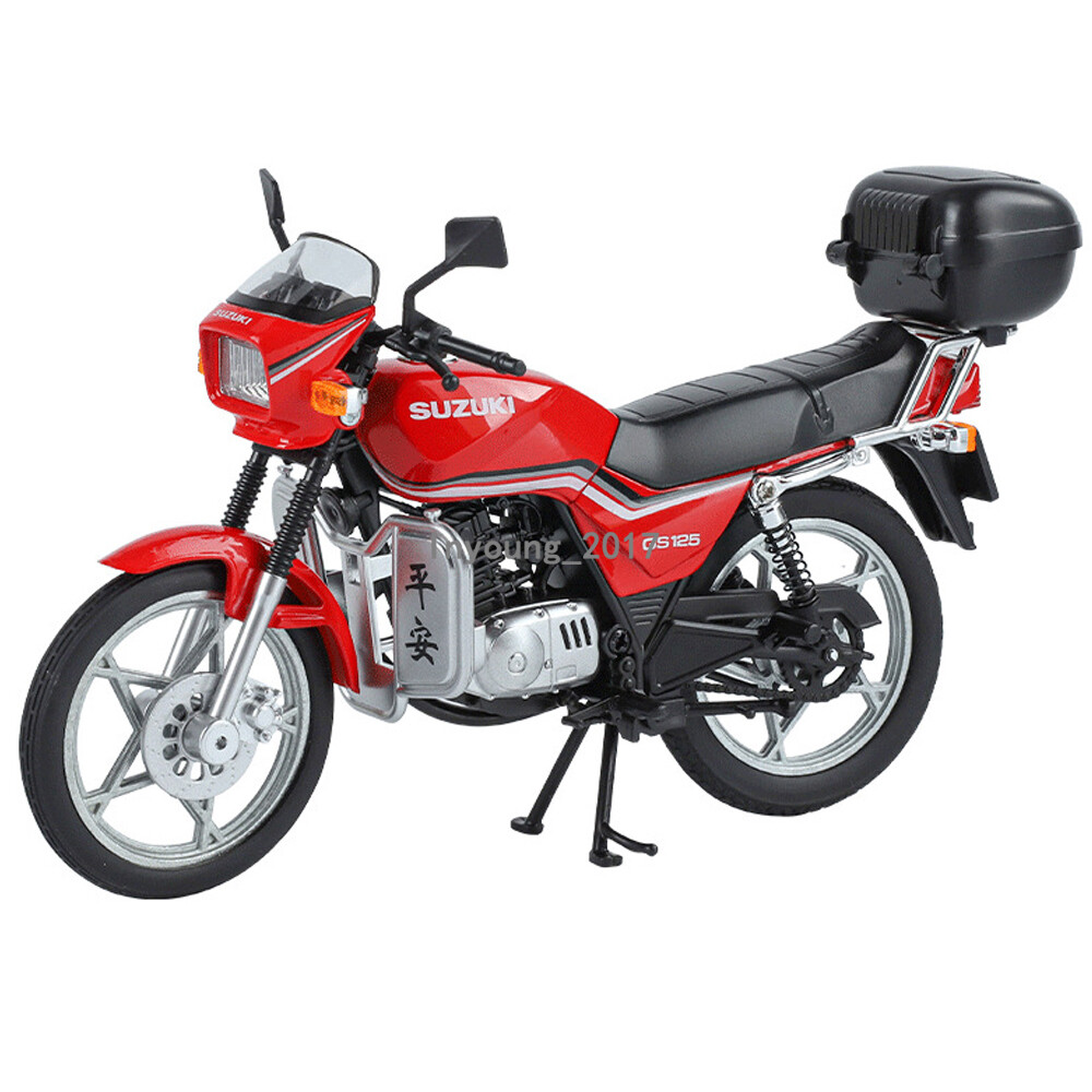 スズキ GS125 1:12 Suzuki GS125 Motorcycle Model Diecast Toy Vehicle Light Sound