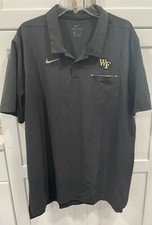 Nike Wake Forest Shirt Sz Xxl Demon Deacons Mens 2XL Black Dri Fit NCAA SI53