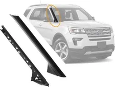 Windshield Trim Molding A-Pillar Set, Compatible with 2011-2019 Ford Explorer...