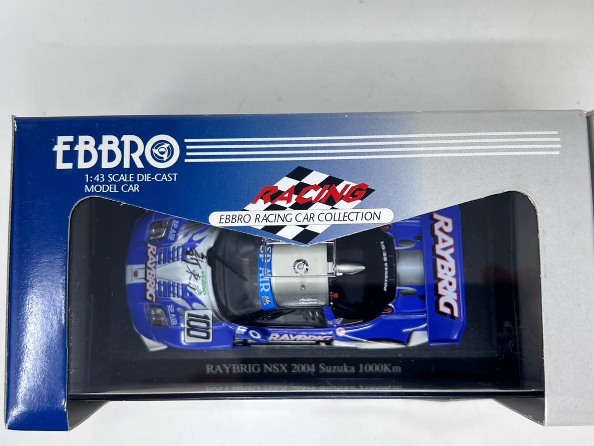 1/43 EBBRO Raybrig Honda NSX #100 2004 Suzuka 1000km (z04
