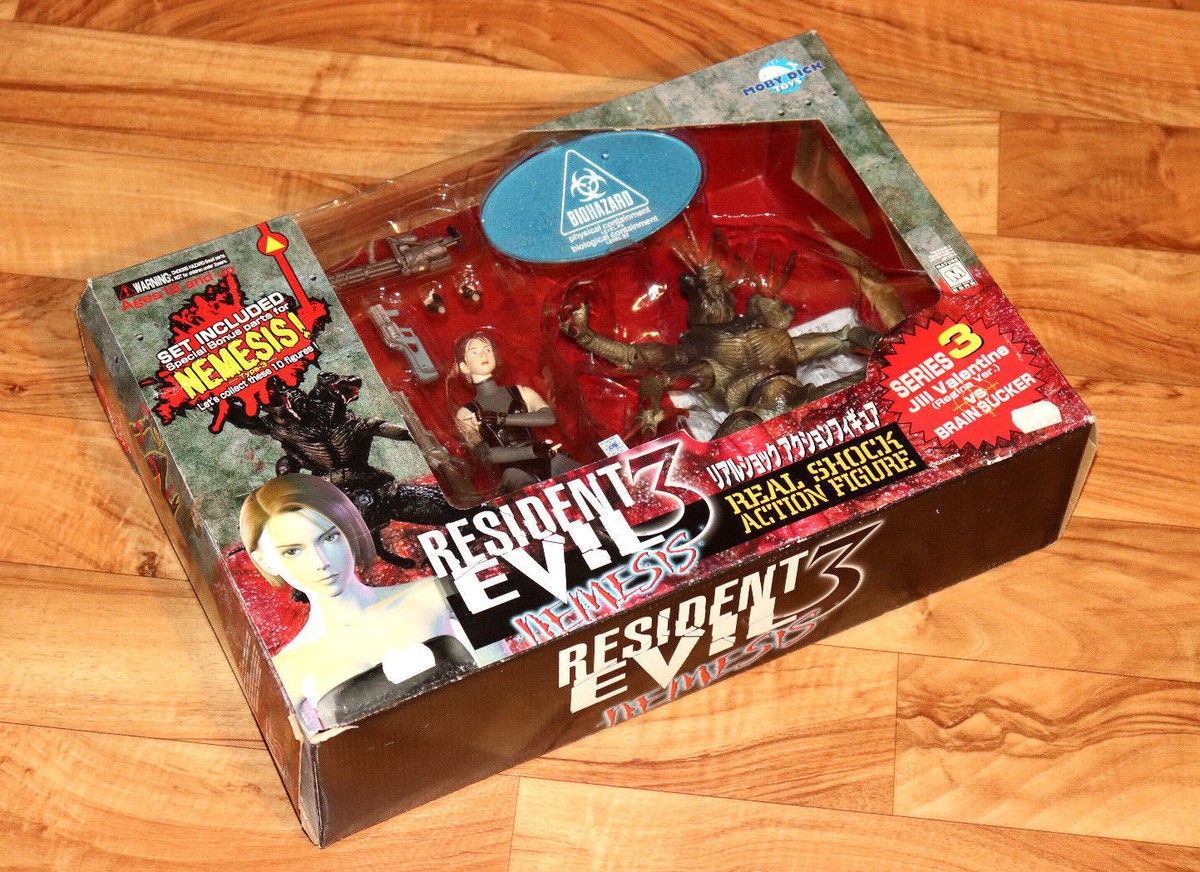 Resident Evil 3 Jill Valentine Vs Brain Sucker Action Figure Moby