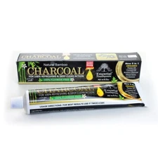 Charcoal Toothpaste, Natural & Organic Formula, Fluoride Free & Vegetable Base