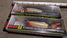 Lot of 2 Gold Rapala XJS13 XRap Jointed Shads - NIP 5.25"