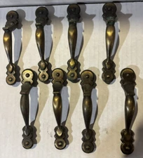 8 VTG NATIONAL LOCK + 2 KBC BRASS PULLS WITH SCREWS + INSTALLATION INSTRUCTIONS