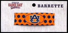 Auburn Tigers Polka Dot Hair Barrette Orange Blue War Eagle Game Day Outfitters