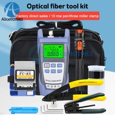 Fiber Optic Tool Kit  -70~+10dBm Optical Power Meter Visual Fault Locator 10mw