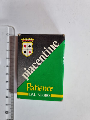 PIACENTINE PATIENCE DAL NOIR BROOM TRISCOLA PLAYING CARD PLAYING CARD NEW