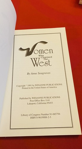 WOMEN WHO CHARMED THE WEST Anne Seagraves SIGNED - Imagen 3 de 4