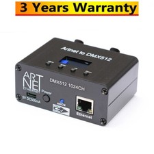 2-Port Artnet to DMX512 Controller 1024CH Artnet Dmx512 Controller Fit RDM/Ascn