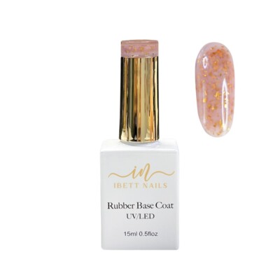 Rubber Base Gel #135 Professional Builder Nail Polish UV LED 15 ml - Ibett Nails