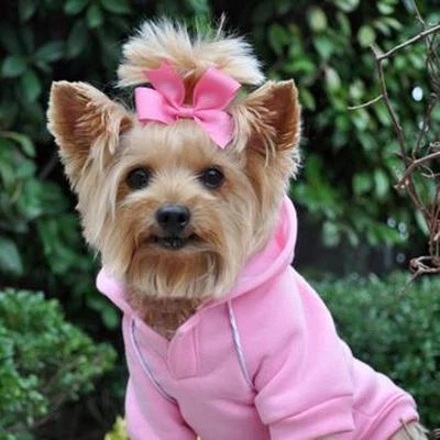 DOGGIE DESIGN, INC. Doggie Design Dog Sport Hoodie - Carnation Pink ~ Medium