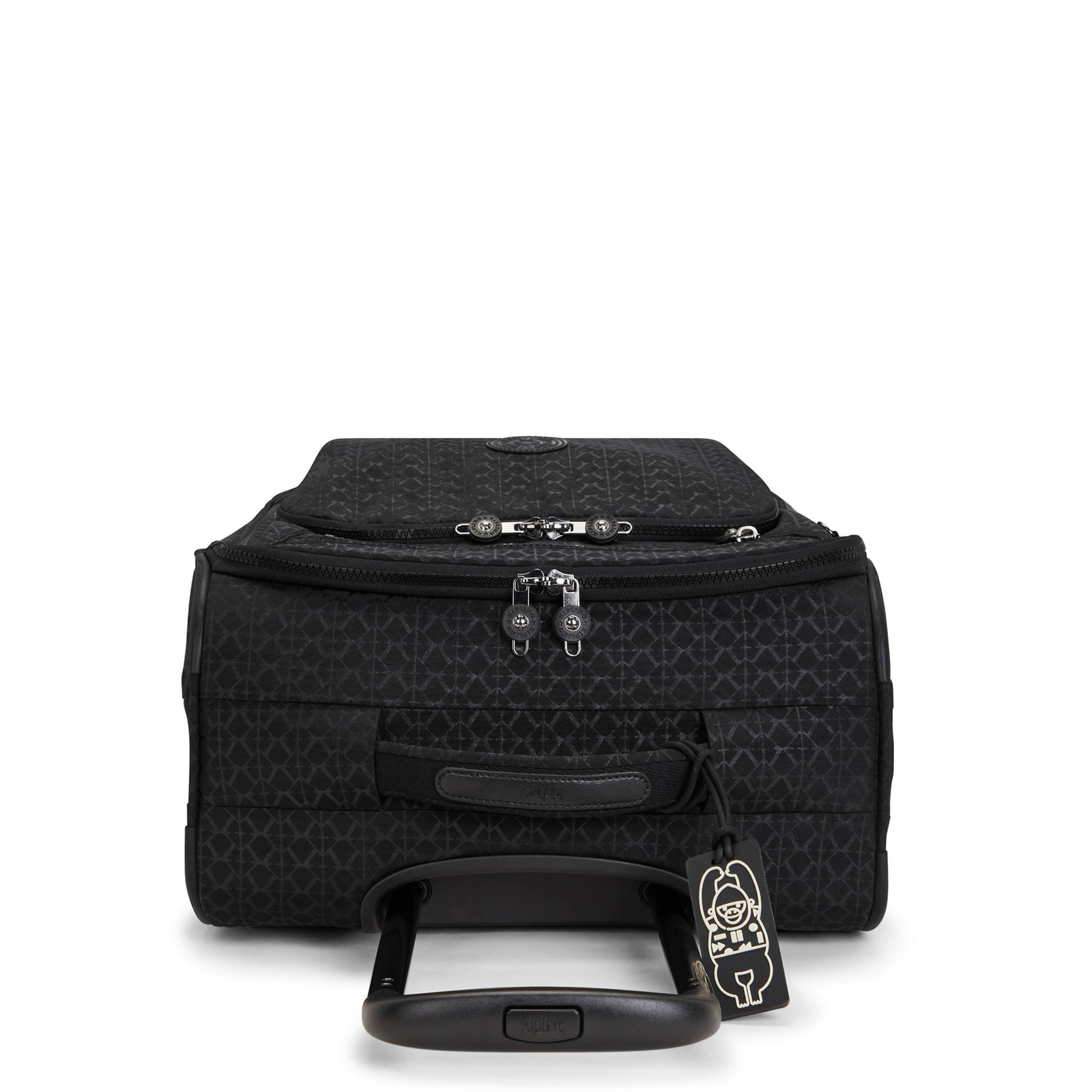 Kipling New Youri Spin Printed Small 4 Wheeled Rolling Luggage Signature Emb