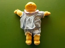 Vintage Cabbage Patch Kids Girl Doll No Hair Green Eyes 15"1982  (MB Tub)