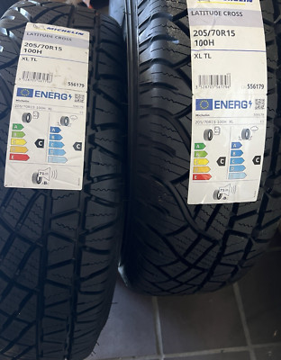 2er Set MICHELIN Latitude Cross 205/70 R15 100H XL TL Reifen  Sommerreifen