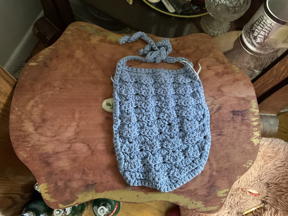 Pair Of Hand Crochet Baby Bibs