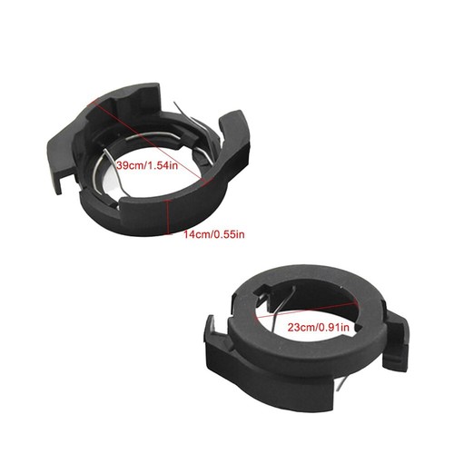 2x H7 LED Headlight Xenon Bulb Holder Socket Adapter Kit For Passat B6 Kuga B9 - Picture 7 of 12
