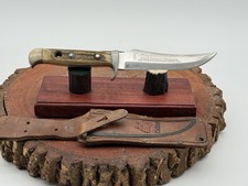 Vintage (2nd qtr 1974) Puma 6373 Skinner Handmade Stag Handle Knife--850.26