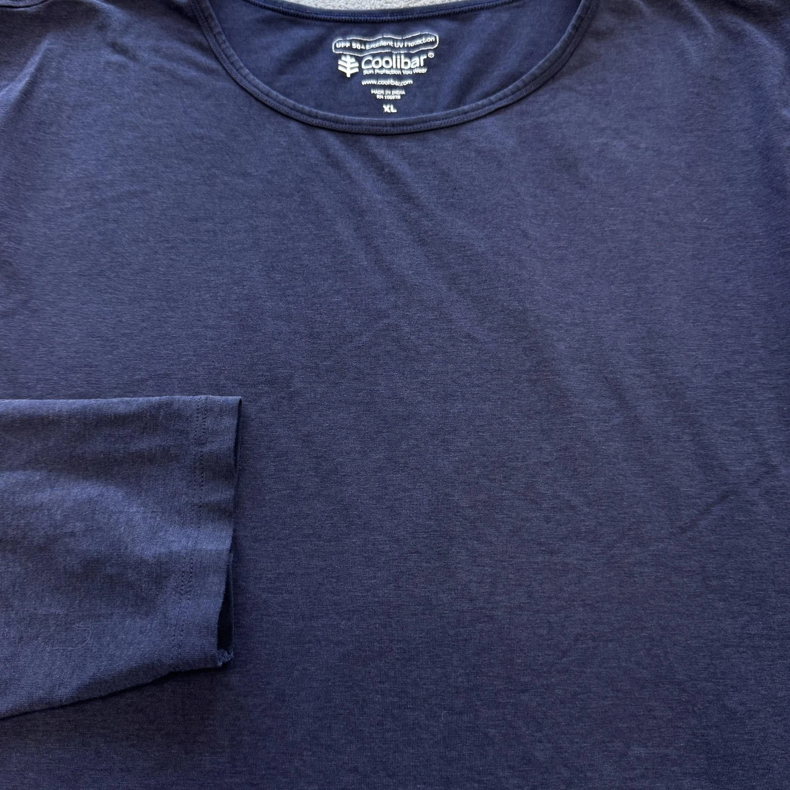 Coolibar T-Shirt Womens XL Blue Basic Long Sleeve Crew Neck Tagless Jersey
Opens in a new window or 