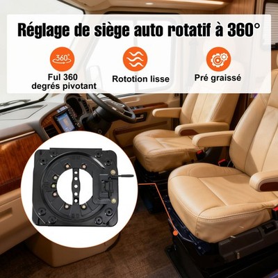 360° Universal Drehteller Sitz Basis Drehadapter für Caravan Wohnmobil Boote LKW