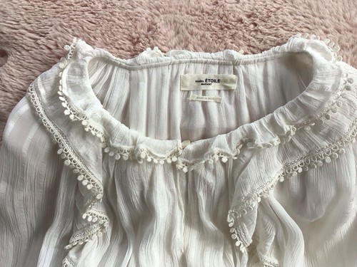 Isabel Marant Etoile Blouse Women’s Size 40 Uk 12 Viscose Victorian Read Des. - Picture 7 of 15
