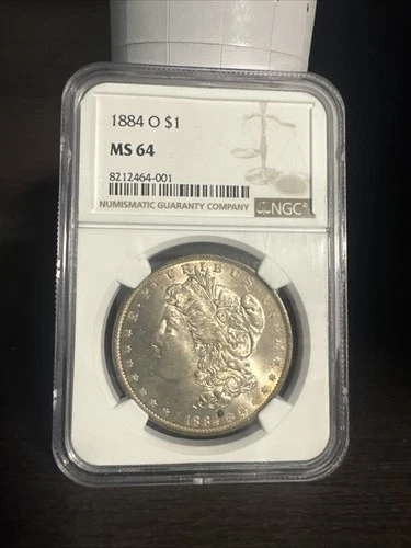 1884-O Morgan Silver Dollar NGC MS64