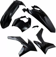 Kunststoff Verkleidung Kit Komplett Schwarz UFO Ktm Exc 125-200-250-300-450-5...